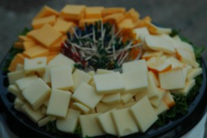 graduation party cheese tray